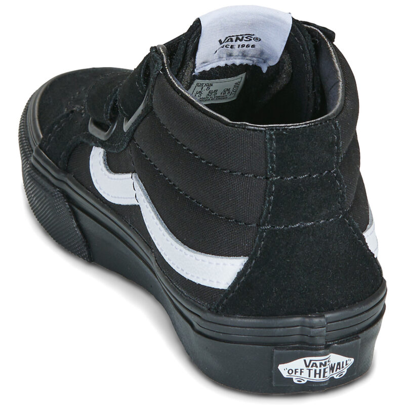 Vans UY SK8-Mid Reissue V (CANVAS SUEDE) BLK/BLK Black - Zapatillas para niñas - 5