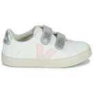 Veja SMALL ESPLAR VELCRO White Sneakers for Girls - 2