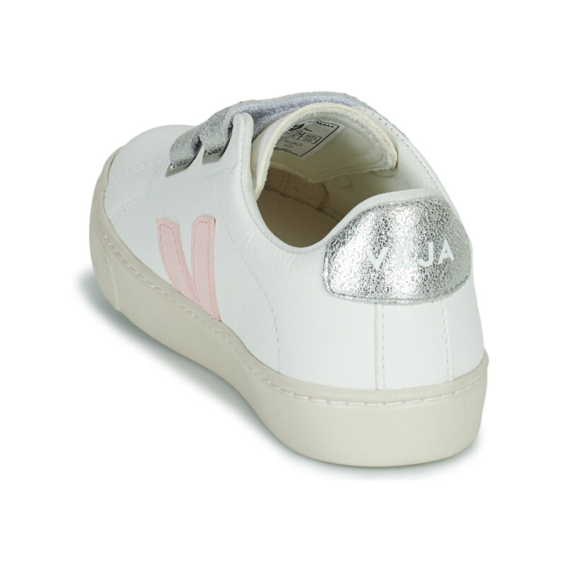 Veja SMALL ESPLAR VELCRO White Sneakers for Girls - 5