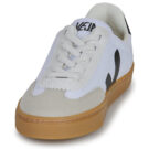 Veja Kleine wei&szlig;e Volleyball-Sneaker f&uuml;r M&auml;dchen - Gr&ouml;&szlig;e 3