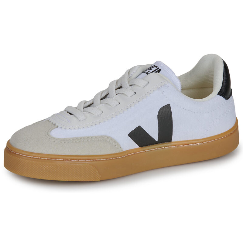 Veja Kleine wei&szlig;e Volleyball-Sneaker f&uuml;r M&auml;dchen - Gr&ouml;&szlig;e 4