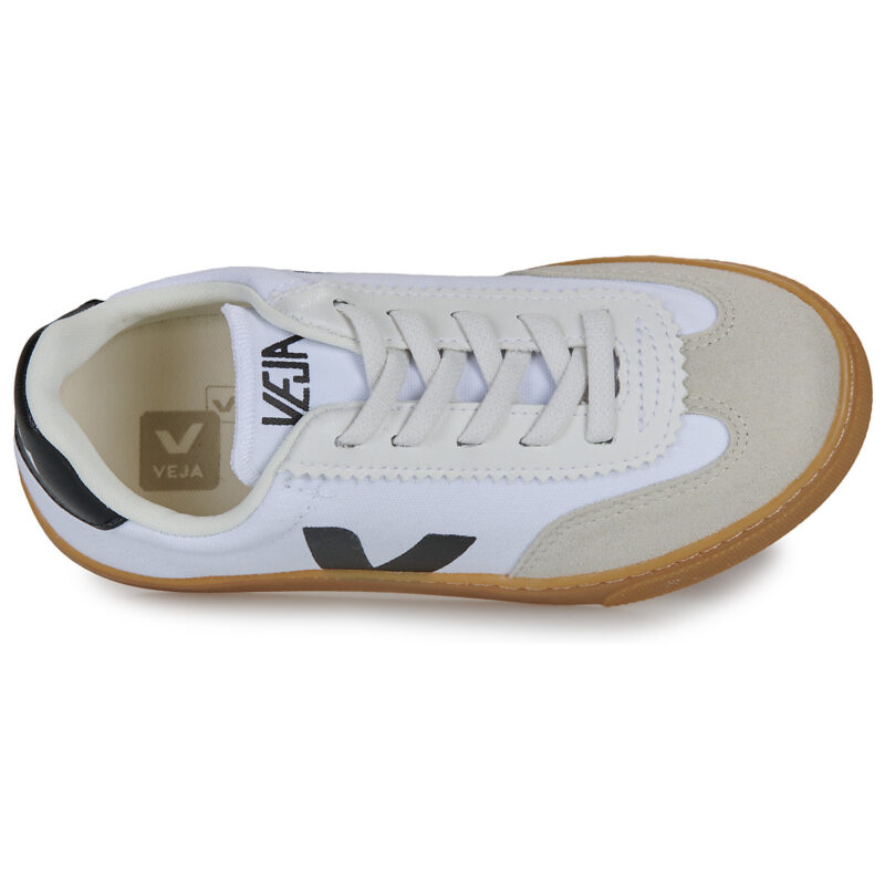 Veja Kleine wei&szlig;e Volleyball-Sneaker f&uuml;r M&auml;dchen - Gr&ouml;&szlig;e 6