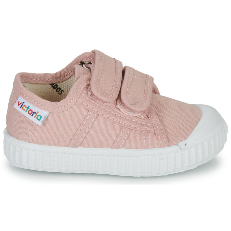 Victoria BASKET TIRAS LONA Rosa Sneakers Bambina - 2