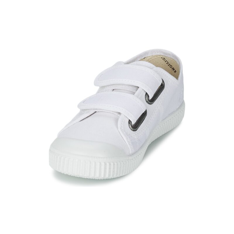 Victoria BLUCHER LONA DOS VELCROS Bianco - Sneakers Bambina - 3