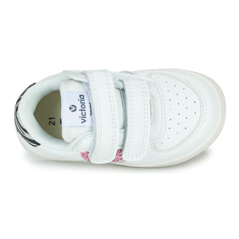 Victoria TIEMPO EFECTO PIEL FAN Bianco Sneakers Bambina - 6