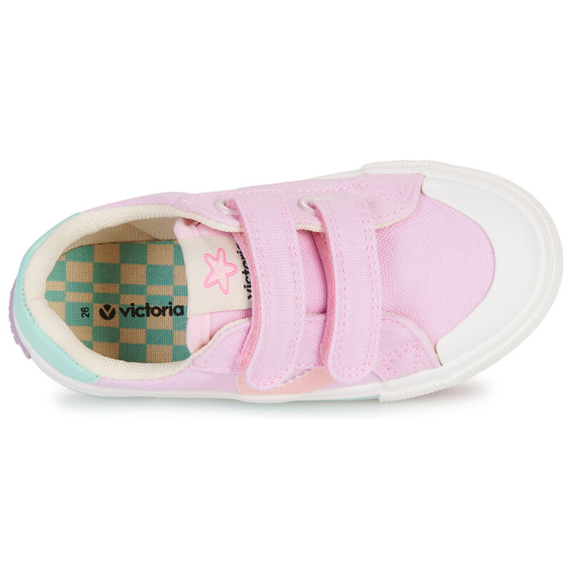 Victoria TRIBU TIRAS LONA Pink Sneakers for Girls - 6