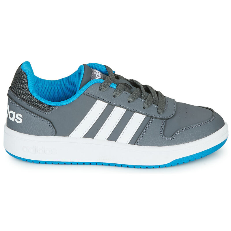 Zapatillas adidas HOOPS K grises para ni&ntilde;as - 2
