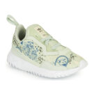 Baskets adidas ORIGINALS FLEX EL I vertes pour filles - Taille 1