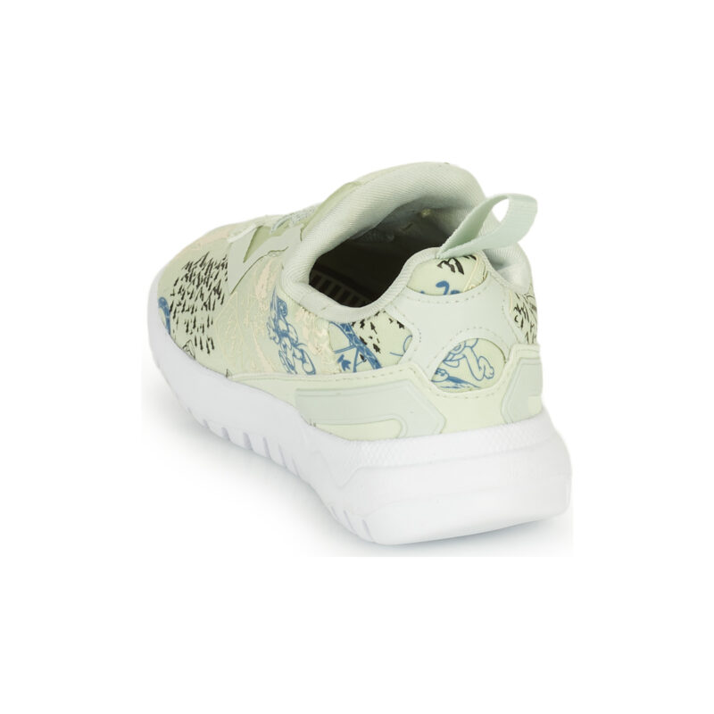 Baskets adidas ORIGINALS FLEX EL I vertes pour filles - Taille 5