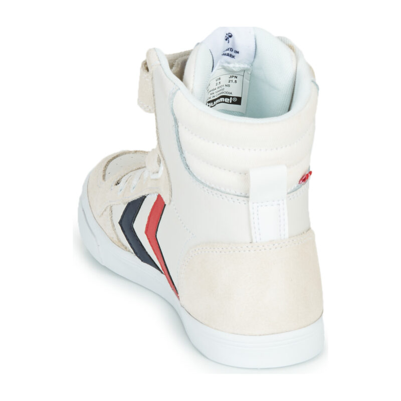 hummel SLIMMER STADIL LEATHER HIGH JR Bianco Sneakers Bambina - 5