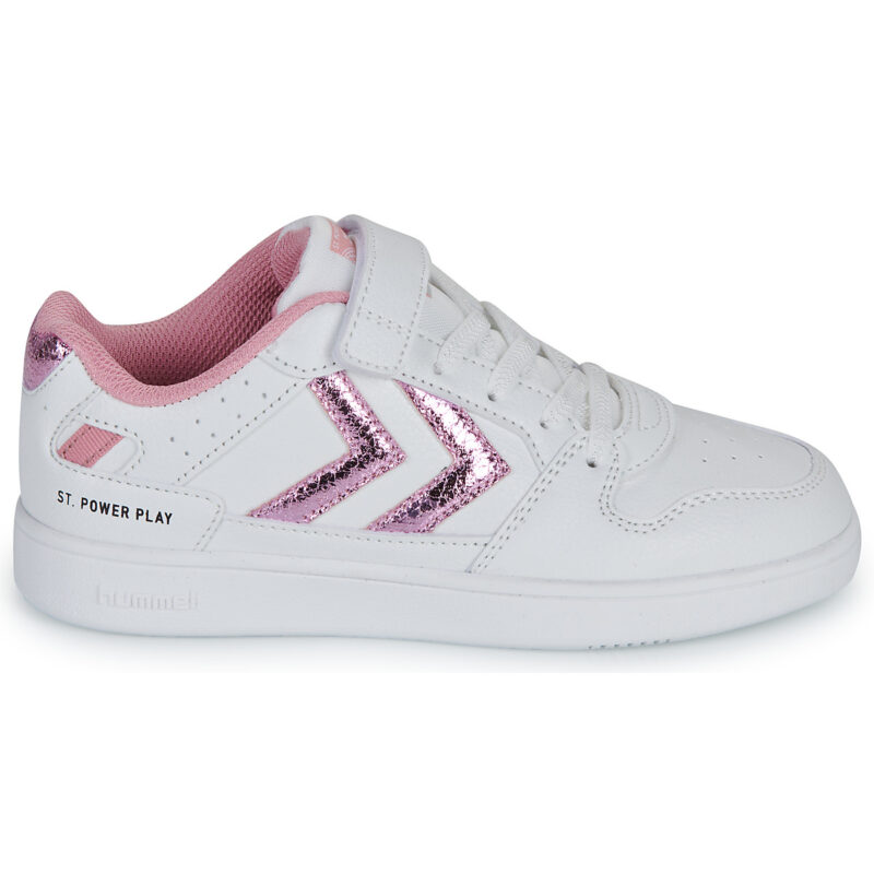hummel ST POWER PLAY JR Bianco Sneakers Bambina - 2