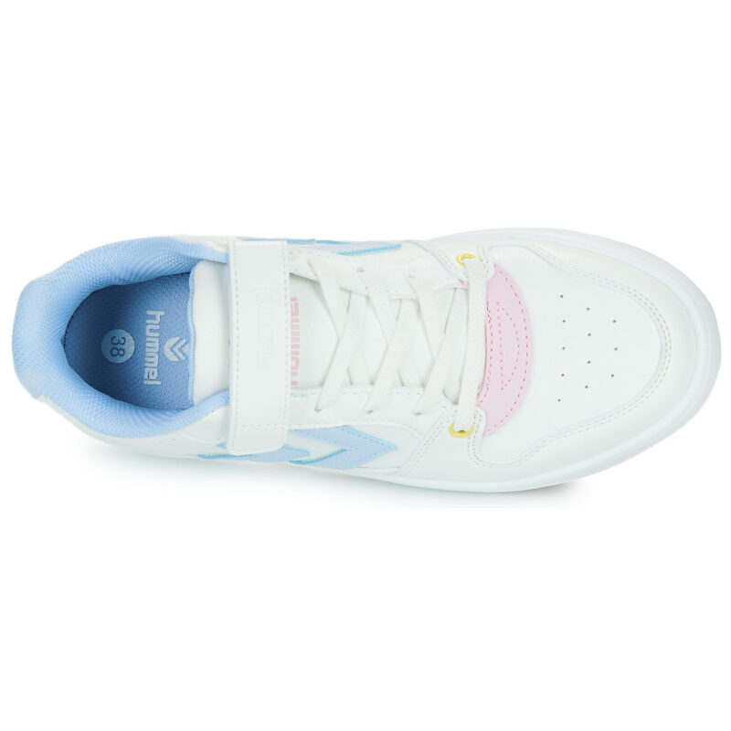 hummel ST. POWER PLAY JR Wei&szlig;e Sneaker f&uuml;r M&auml;dchen - Gr&ouml;&szlig;e 6