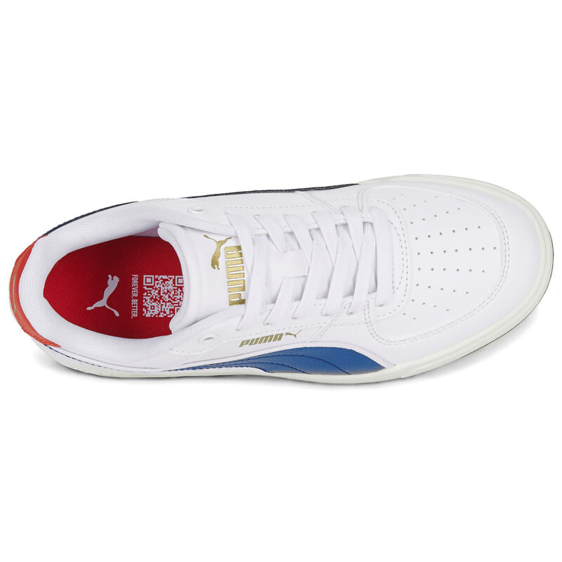 Puma Puma Caven III Retro Jr Bianco Sneakers Bambino - 6