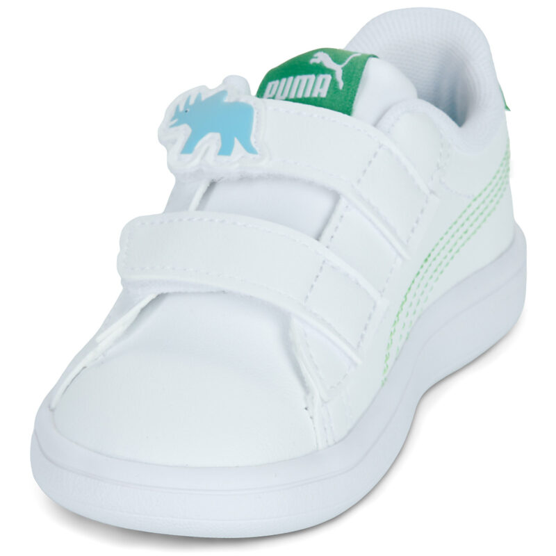 Puma Puma Smash 3.0 Dino V Inf Bianco Sneakers Bambino - 3