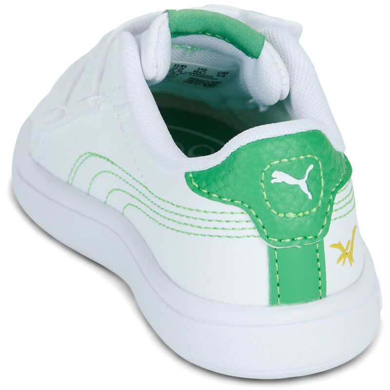 Puma Puma Smash 3.0 Dino V Inf Bianco Sneakers Bambino - 5
