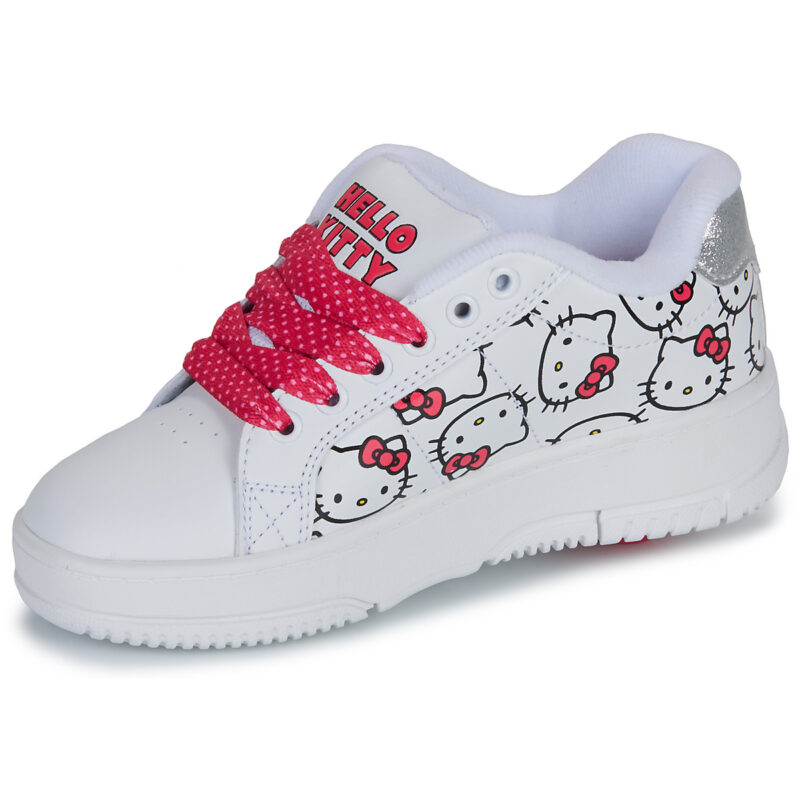 mit Fäulniselle Heelys HELLO KITTY KOLECT Weiß - Schuhe mit rotelle Mädchen - 4