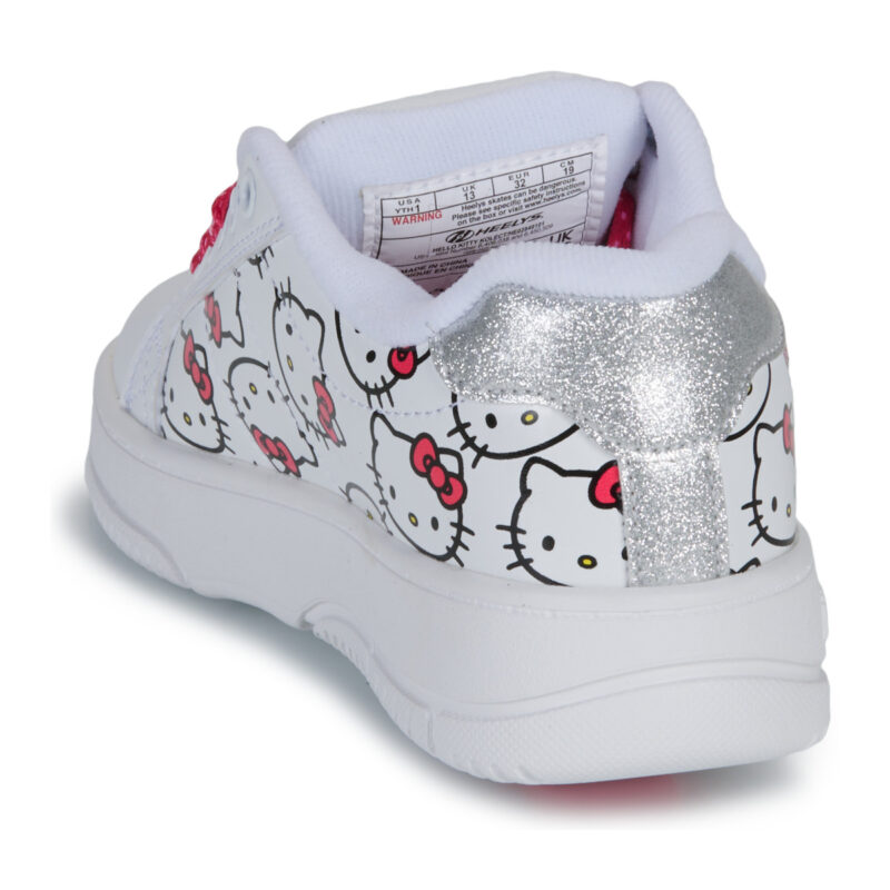 mit Fäulniselle Heelys HELLO KITTY KOLECT Weiß - Schuhe mit rotelle Mädchen - 5