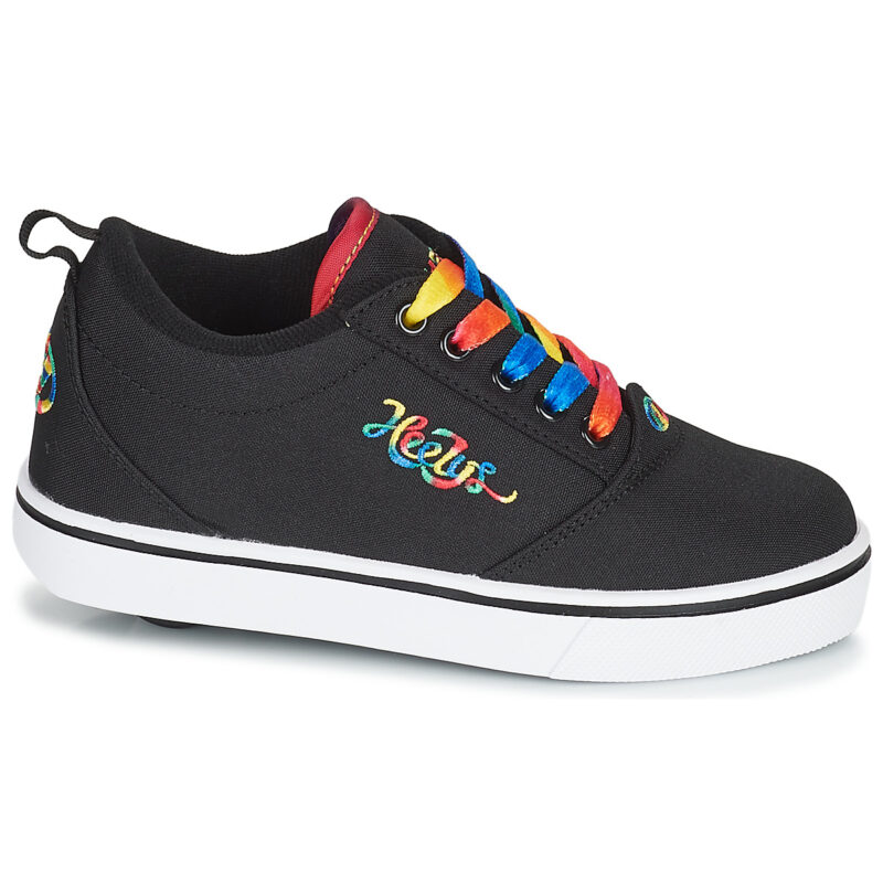 with rotelle girl Heelys PRO 20 PRINTS Black Shoes with rotelle Bambina - 2