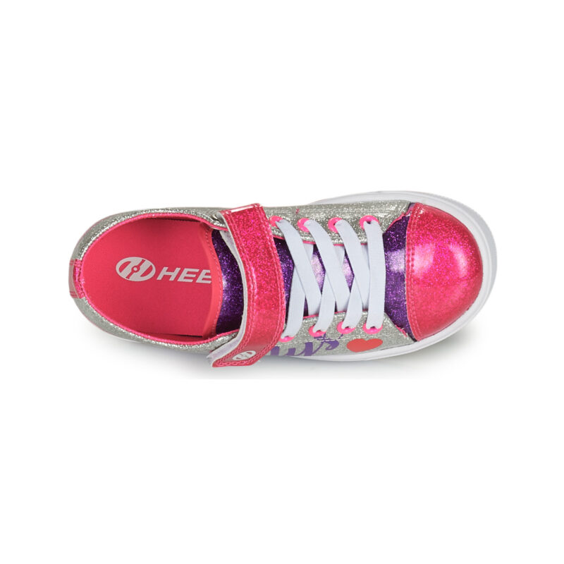 con rotelle ragazza Heelys SNAZZY X2 Argento Scarpe con rotelle Bambina - 6