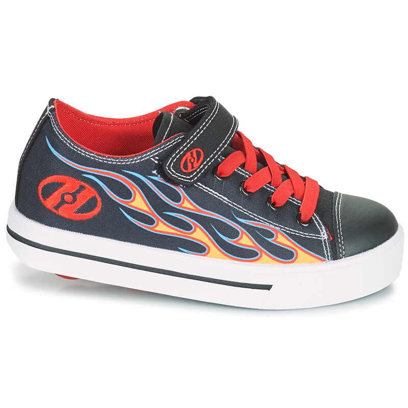 with rotelle girl Heelys Snazzy X2 Black Shoes with rotelle Bambina - 2