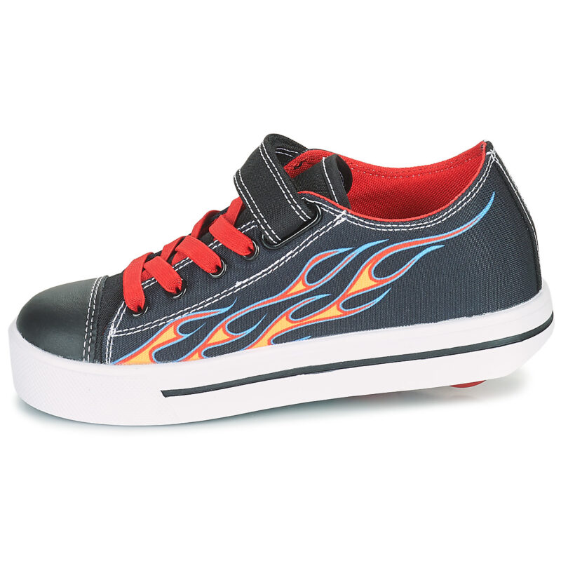 with rotelle girl Heelys Snazzy X2 Black Shoes with rotelle Bambina - 4