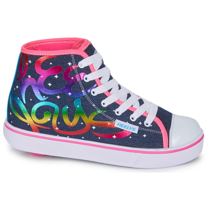 with rotelle girl Heelys VELOZ Blue Shoes with rotelle Bambina - 2
