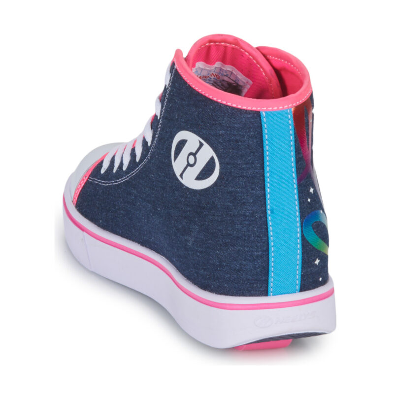 with rotelle girl Heelys VELOZ Blue Shoes with rotelle Bambina - 5