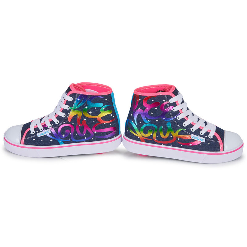 with rotelle girl Heelys VELOZ Blue Shoes with rotelle Bambina - 6