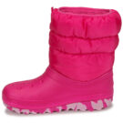 Crocs Classic Neo Puff Boot K Pink Baby Snow Shoes - 4