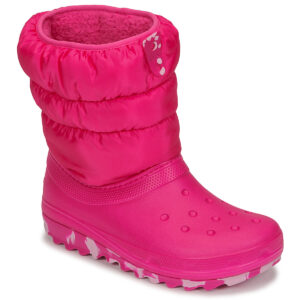 Scarpe da neve bambini ragazza Crocs  Classic Neo Puff Boot K  Rosa Crocs 191448883529