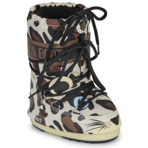 Scarpe da neve bambini ragazza Moon Boot  MB ICON ANIMAL  Marrone Moon Boot 8059791094776