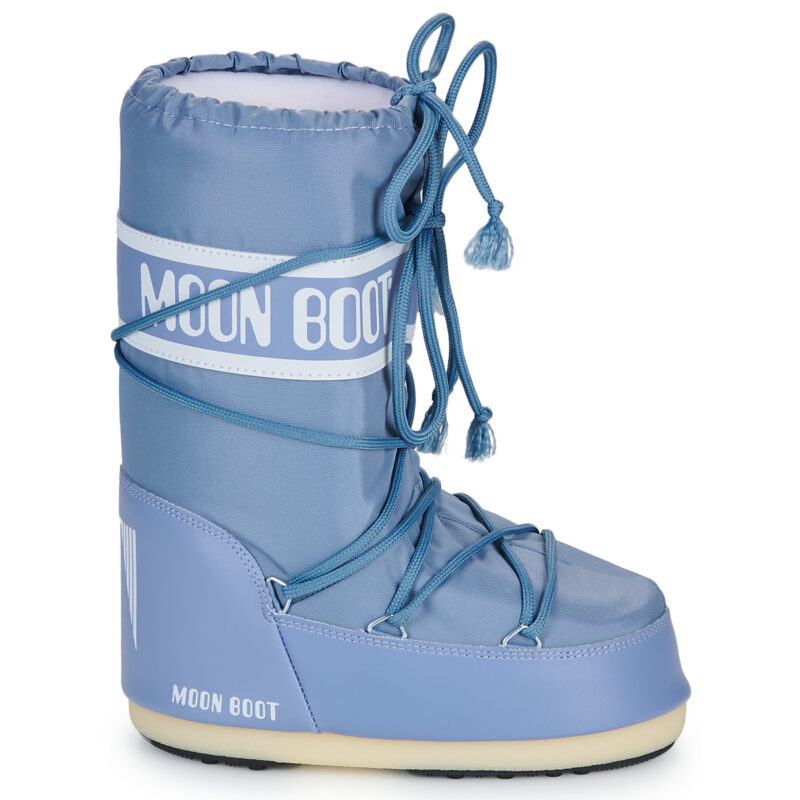 Moon Boot MB ICON NYLON Blu Scarpe da neve Bambina - 2