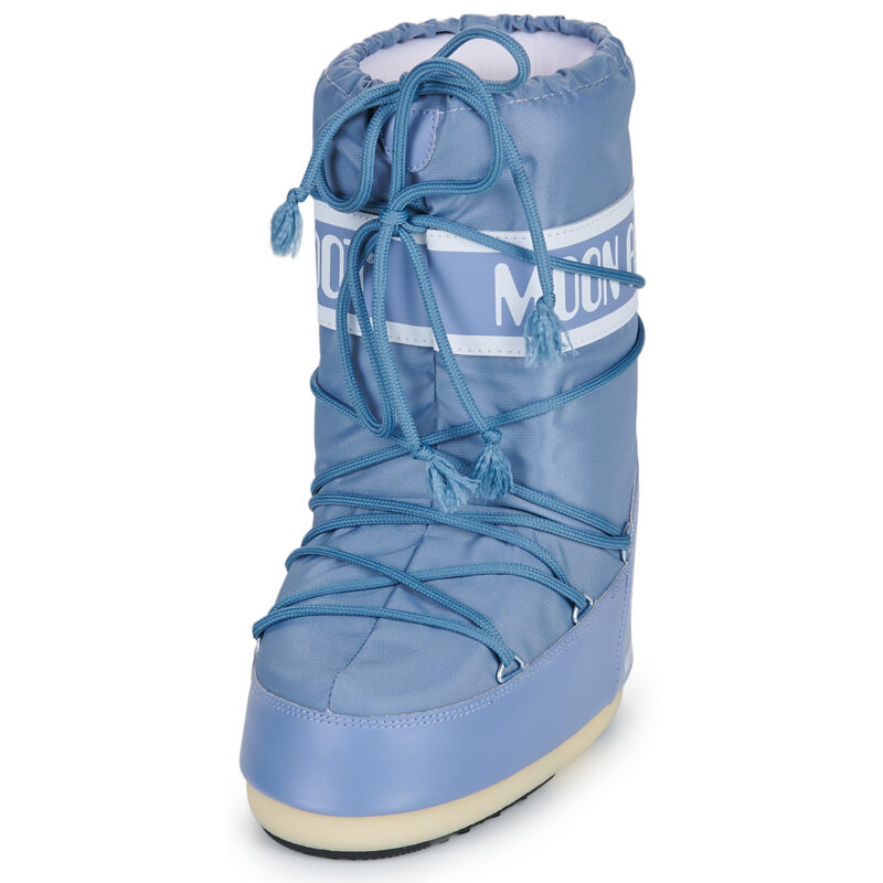 Moon Boot MB ICON NYLON Blu Scarpe da neve Bambina - 3