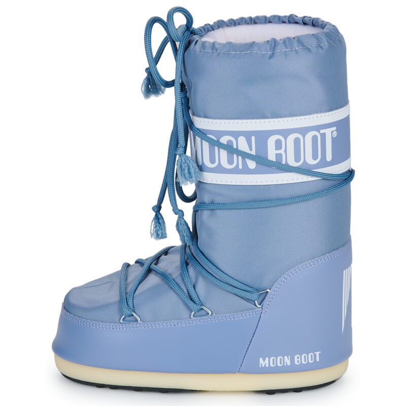 Moon Boot MB ICON NYLON Blu Scarpe da neve Bambina - 4