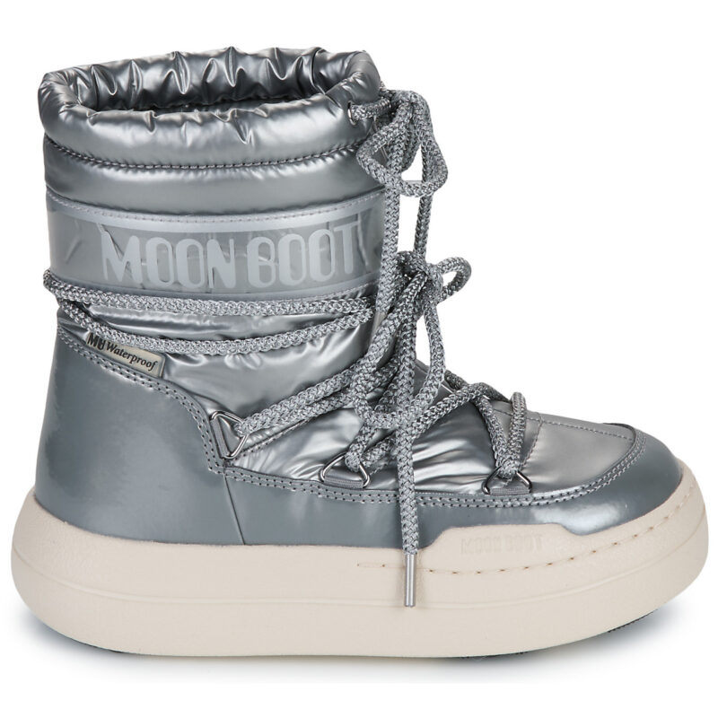 Moon Boot MB JR PARK BOOT Argento Scarpe da neve Bambina - 2