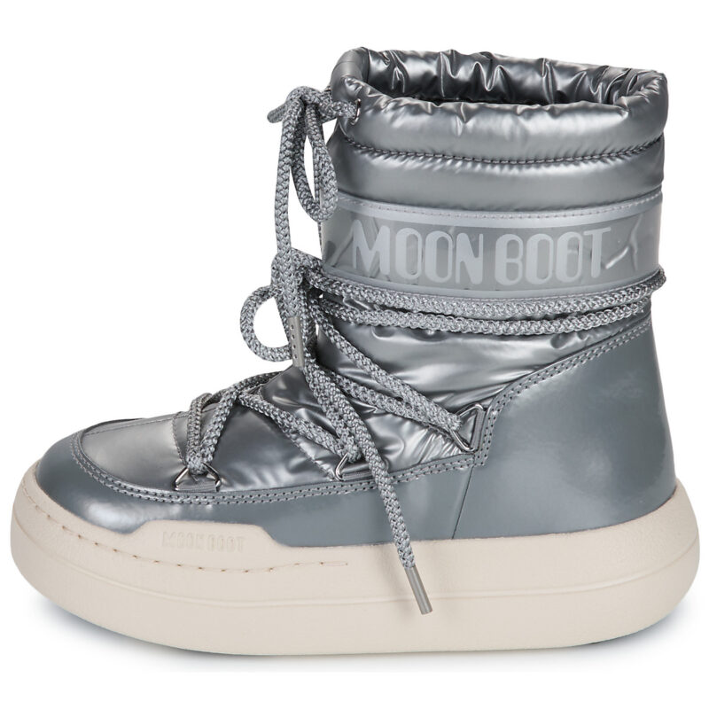 Moon Boot MB JR PARK BOOT Argento Scarpe da neve Bambina - 4