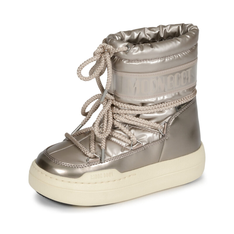Moon Boot MB JR PARK BOOT Oro Scarpe da neve Bambina - 4