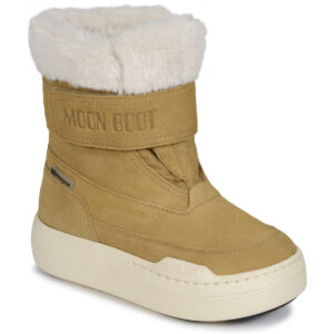 Scarpe da neve bambini ragazza Moon Boot  MB JR PARK STRAP BOOT SUEDE  Marrone Moon Boot 8059791063789