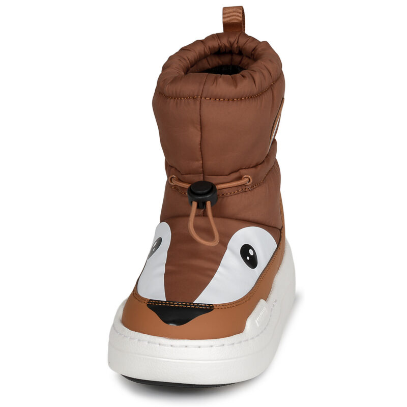 Moon Boot MB JR PARK TUBE MID ANIMAL WP Marrone Scarpe da neve Bambina - 3