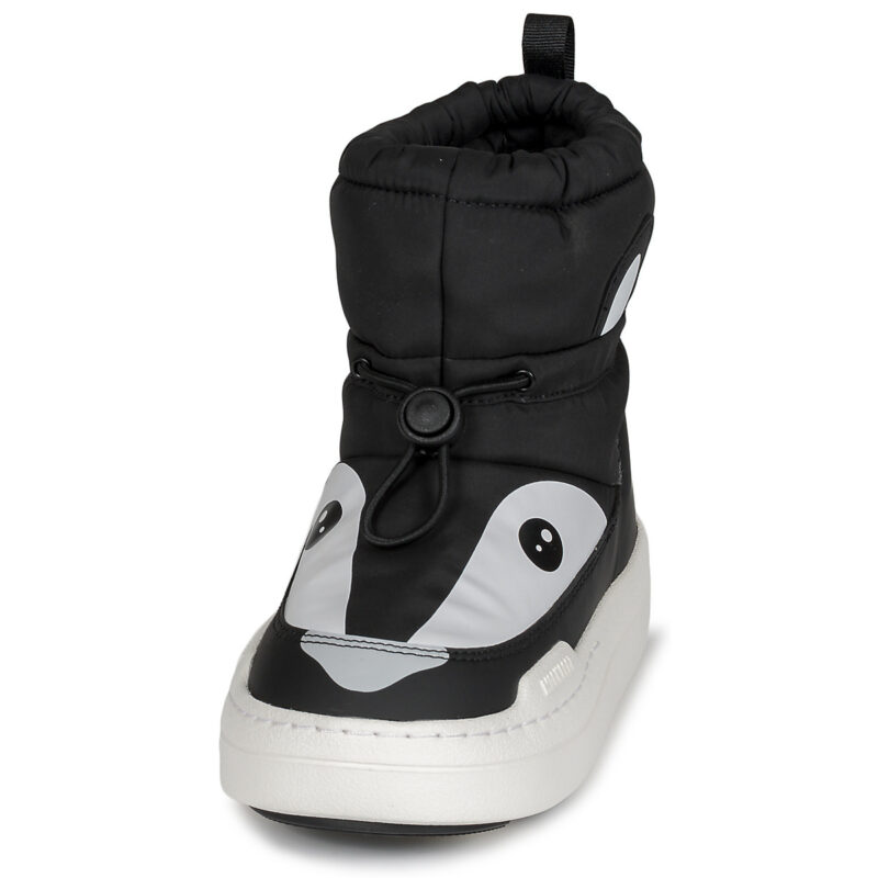 Moon Boot MB JR PARK TUBE MID ANIMAL WP Noir Chaussures de neige Fille - 3