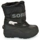 da neve Sorel CHILDRENS SNOW COMMANDER Nero - Scarpe da neve Bambina - 2