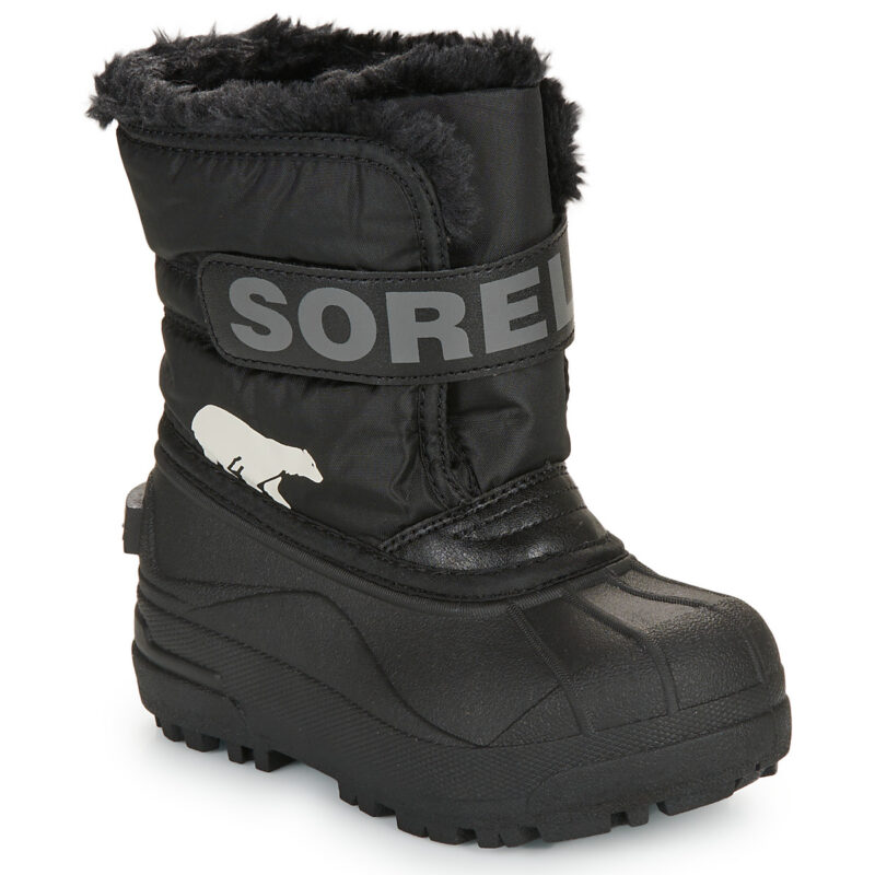 da neve Sorel CHILDRENS SNOW COMMANDER Nero - Scarpe da neve Bambina - 1
