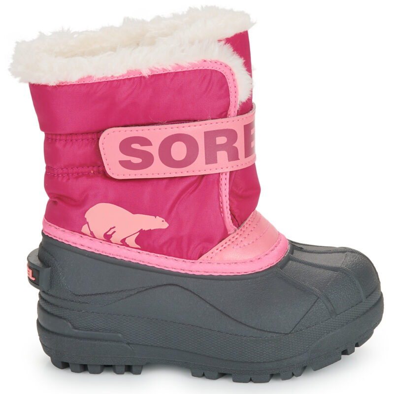 da neve Sorel CHILDRENS SNOW COMMANDER Rosa - Scarpe da neve Bambina - 2