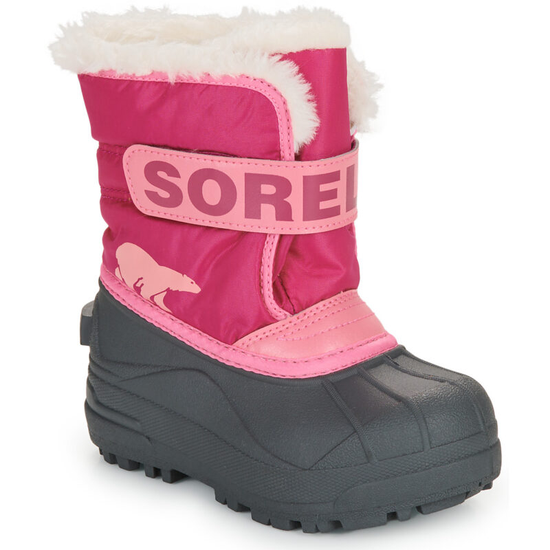 da neve Sorel CHILDRENS SNOW COMMANDER Rosa - Scarpe da neve Bambina - 1