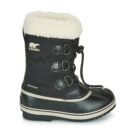 Chaussures de neige noires Sorel YOOT PAC NYLON pour filles - Taille 2