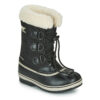 Bottes de neige Sorel YOOT PAC NYLON noires pour enfants 192660513072