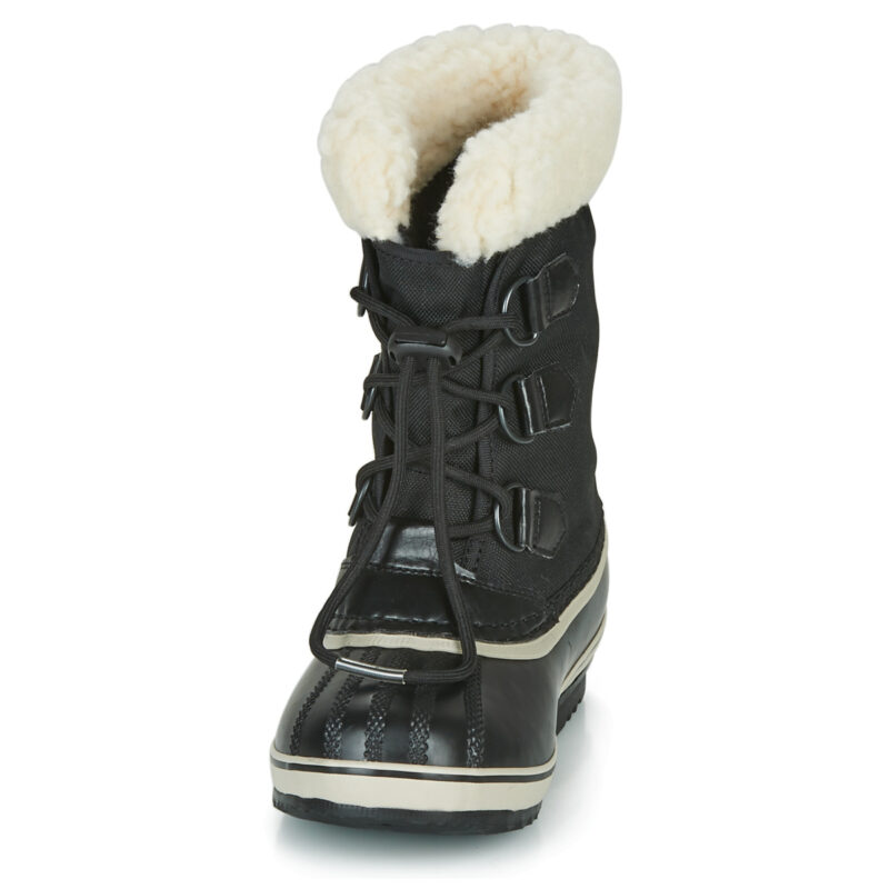 Chaussures de neige noires Sorel YOOT PAC NYLON pour filles - Taille 3