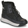 Bottes de neige pour enfants Sorel YOUTH WHITNEY&trade; III MID WP noires Sorel 198711416712