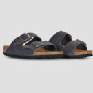 BIRKENSTOCK Arizona Suede / Charcoal / Stretto Grigio Ciabatte Uomo - 2