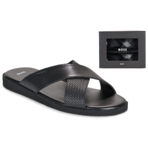 Scarpe uomo BOSS  Darrel_Slid_crpuwv  Nero BOSS 4063551144889